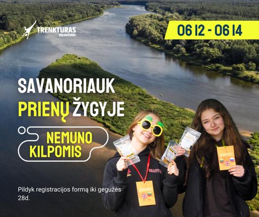 Trenkturas: žygis Nemuno kilpomis Prienuose'26